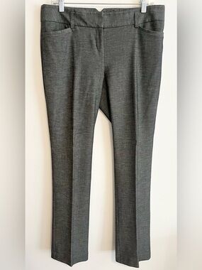 Express Women’s Charcoal Gray Straight Leg Dress Pants. Size 8